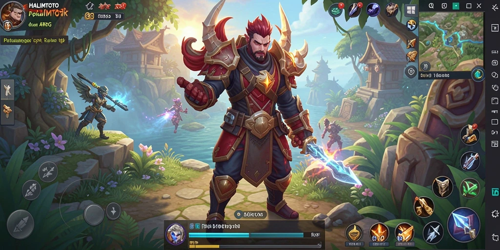 Tampilan menarik dari gameplay ARPG HALIMTOTO yang seru.