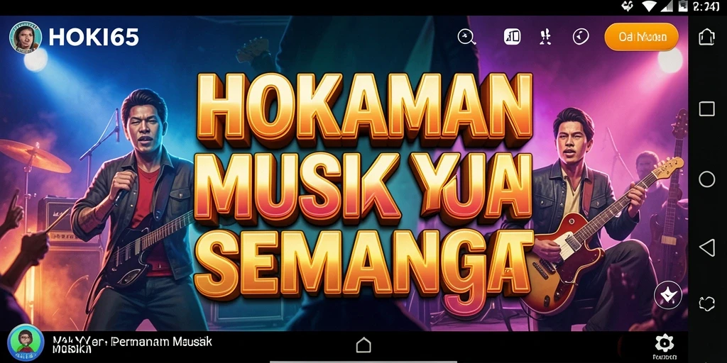 Tampilan gameplay HOKI65 yang menarik dengan berbagai lagu.