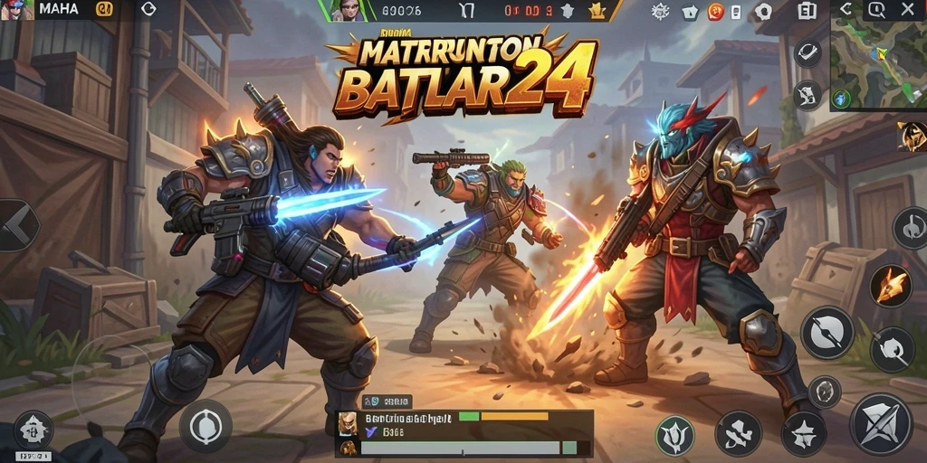 Gameplay seru pertempuran Battle Royale di MAHA24.