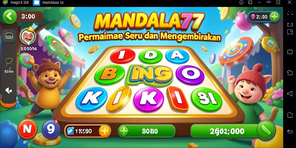 Tampilan gameplay MANDALA77 yang menarik dan interaktif.