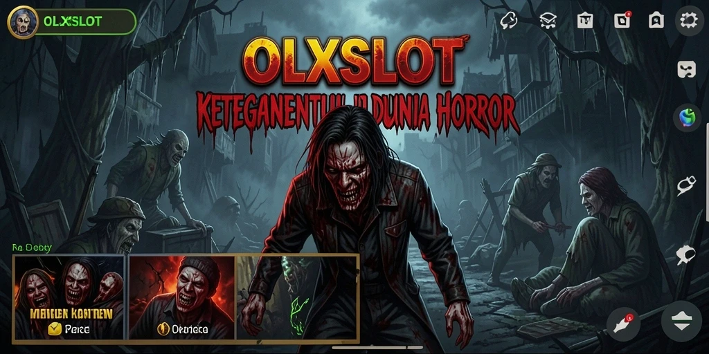 Tampilan gameplay menegangkan dengan efek suara yang mencekam.