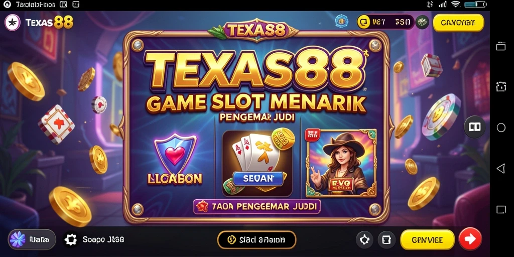 Screenshot gameplay menarik dari TEXAS88 menampilkan momen mendebarkan saat bermain Slot.