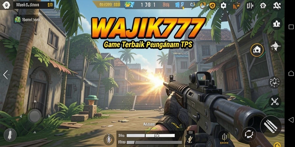 Tampilan dinamis gameplay WAJIK777 yang penuh aksi dan pertempuran seru.
